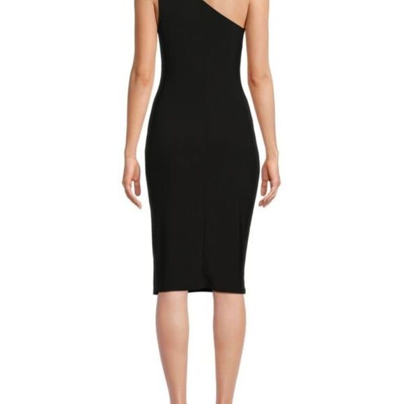 NWT Bebe Embellished One Shoulder Midi Dress Women’s Size XL #49 - Picture 2 of 12